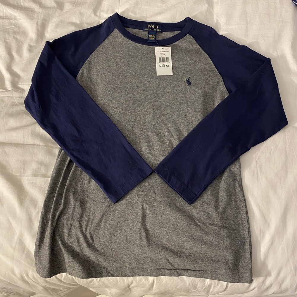 Mid sleeve Polo Ralph Lauren baseball shirt